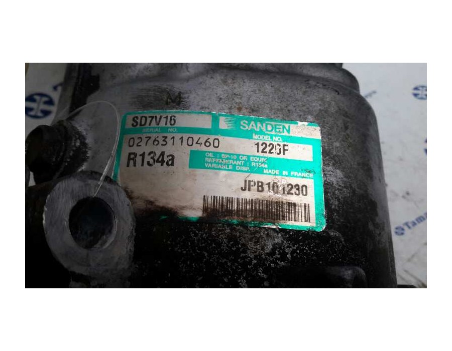 Recambio de compresor aire acondicionado para mg serie 45 (t/rt) 2.0 td referencia OEM IAM SD7V16 JPB10J230 02763110460