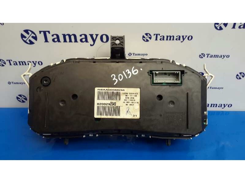 Recambio de cuadro instrumentos para renault kangoo (f/kc0) 1.9 dti diesel referencia OEM IAM 8200292049  35110419