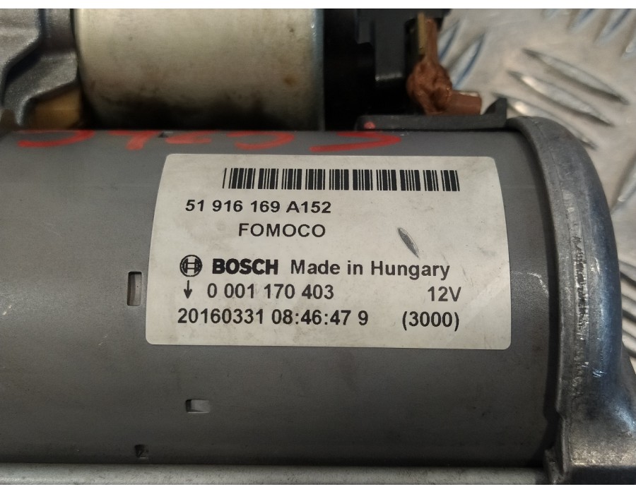 Recambio de motor arranque para ford ka (ccu) 1.2 8v cat referencia OEM IAM 51916169A152  0001170403