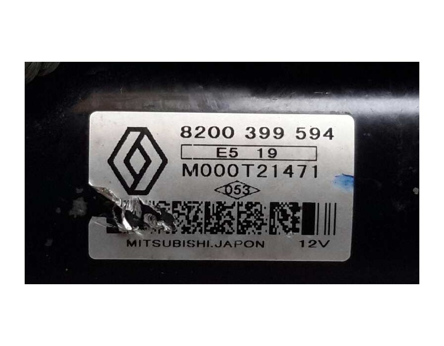 Recambio de motor arranque para renault megane ii berlina 5p 1.5 dci diesel referencia OEM IAM 8200399594  M000T21471