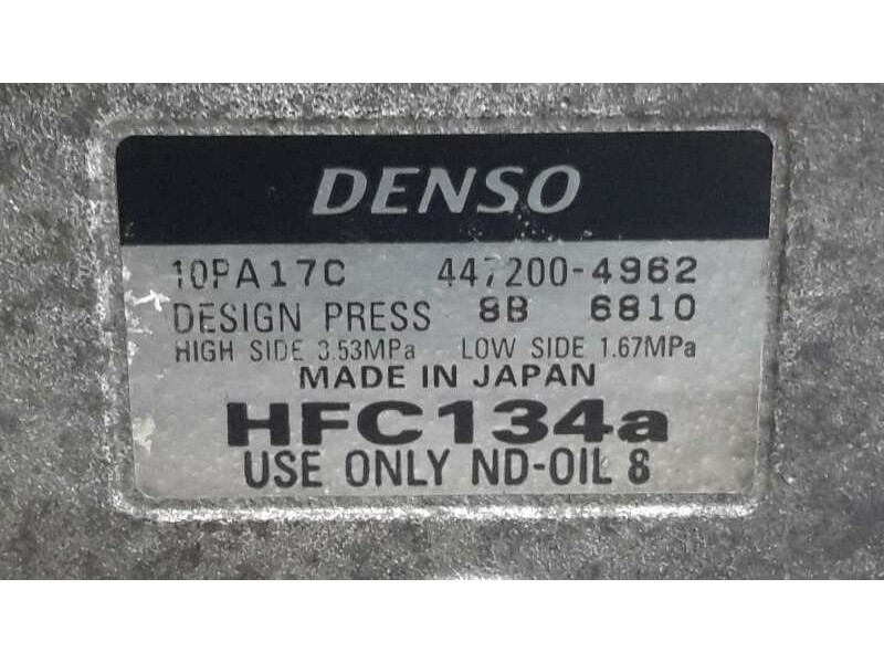 Recambio de compresor aire acondicionado para land rover discovery (lt) td5 lr referencia OEM IAM 4472004962 10PA17C HFC134A