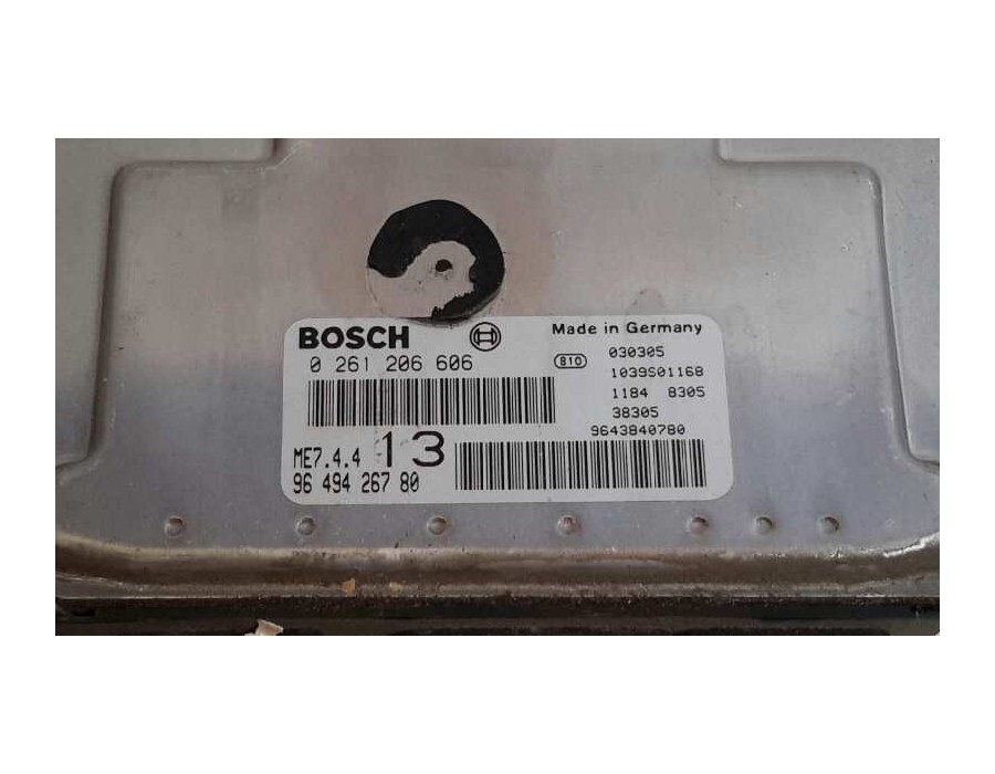 Recambio de centralita motor uce para citroën xsara berlina 1.6 16v cat (nfu / tu5jp4) referencia OEM IAM 0261205606 ME744 96494