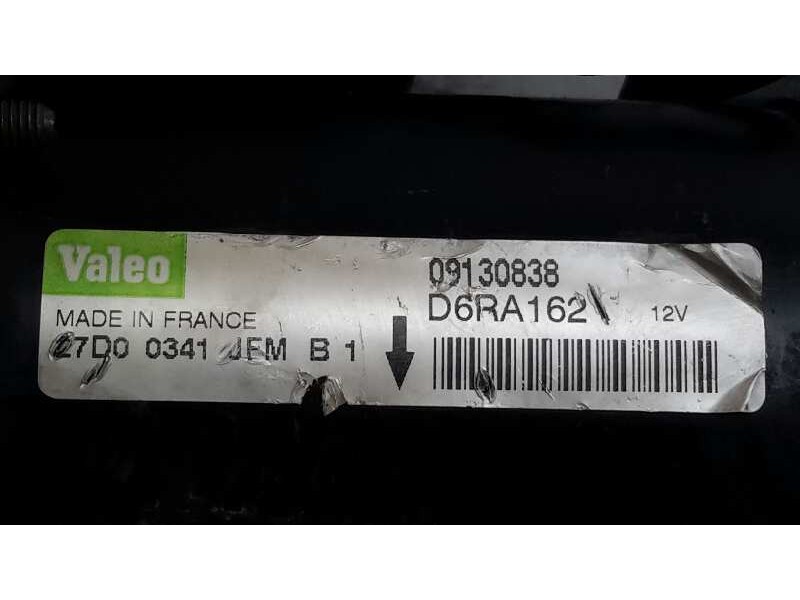 Recambio de motor arranque para opel agila básico referencia OEM IAM 09130838  D6RA162
