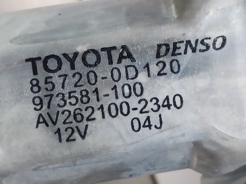 Recambio de elevalunas trasero derecho para toyota auris 1.6 16v cat referencia OEM IAM 857200D120  973581100