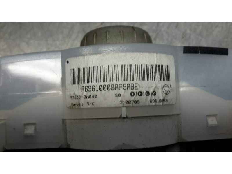 Recambio de mando calefaccion / aire acondicionado para citroën c1 1.0 cat (384f) referencia OEM IAM 559000H040  