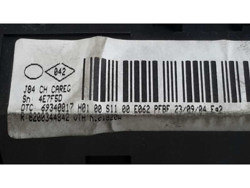 Recambio de mando climatizador para renault scenic ii 2.0 referencia OEM IAM 8200344842  