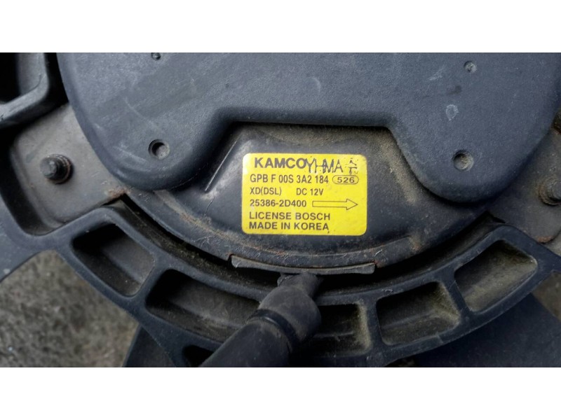 Recambio de electroventilador para hyundai elantra (xd) 2.0 crdi cat referencia OEM IAM 253862D400  
