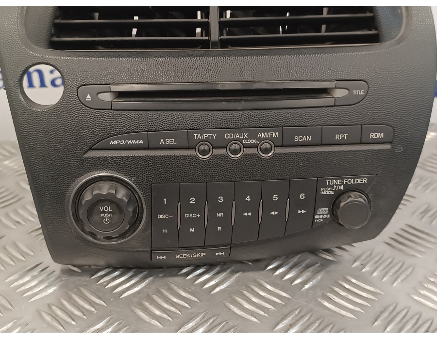 Recambio de sistema audio / radio cd para honda civic berlina 5 (fk) 2.2 ctdi referencia OEM IAM 39100SMGG113M1  