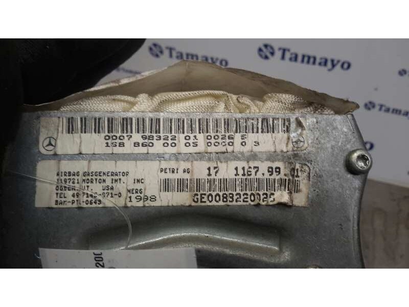 Recambio de airbag delantero derecho para mercedes-benz clase a (w168) 1.6 cat referencia OEM IAM 1688600005  
