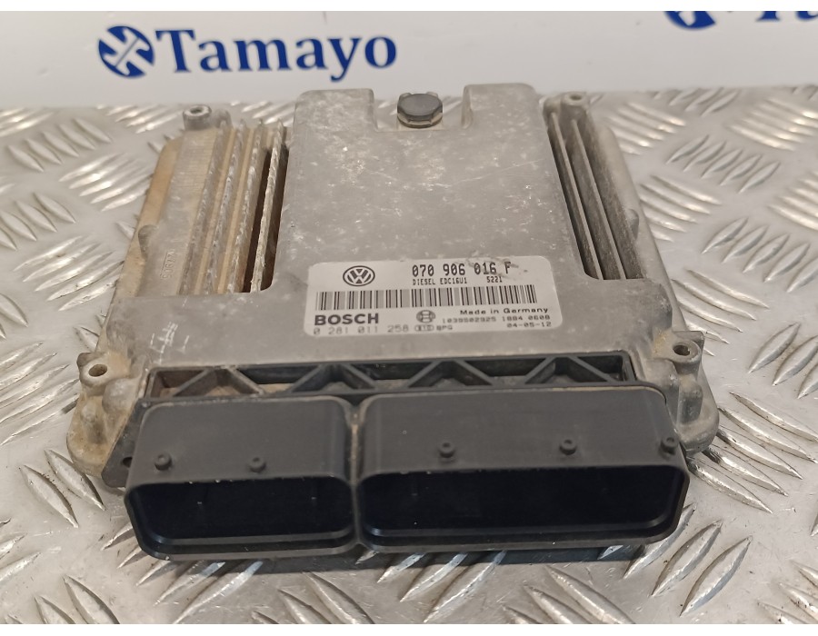 Recambio de centralita motor uce para volkswagen touareg (7la) 2.5 tdi referencia OEM IAM 0281011258 EDC16U1 070906016F