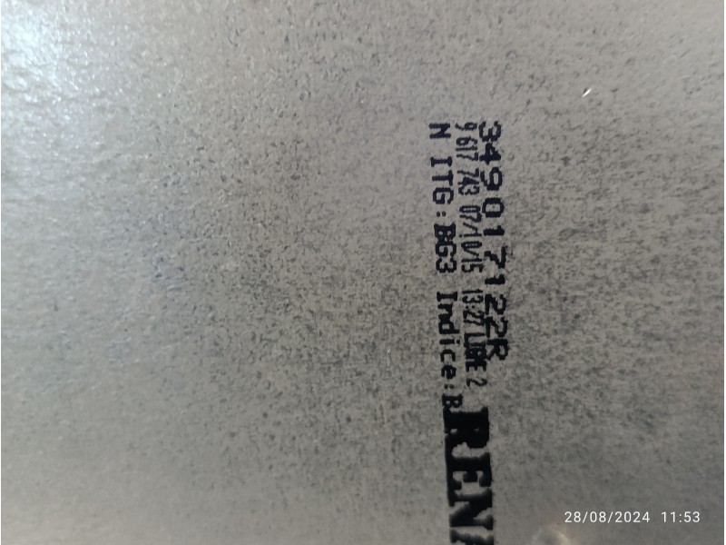 Recambio de palanca cambio para renault clio iv 1.5 dci diesel fap energy referencia OEM IAM 349017122R  9619287A