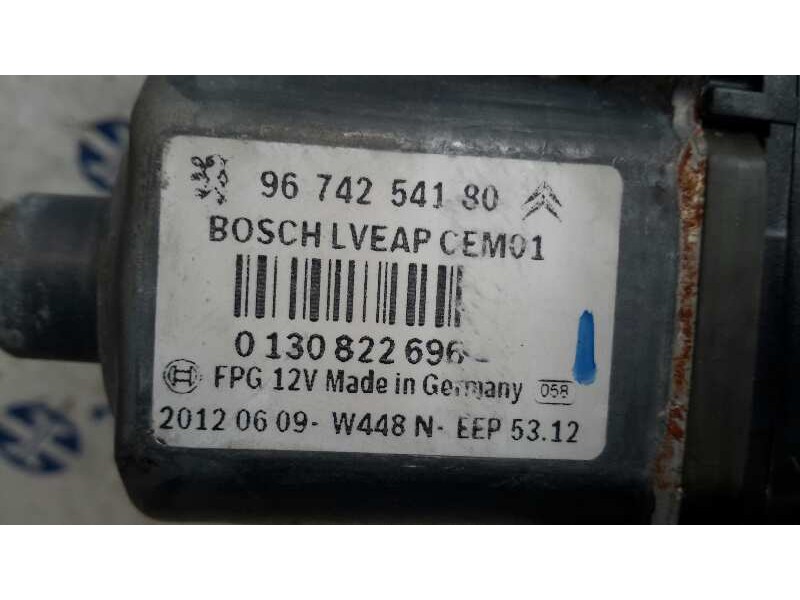 Recambio de elevalunas delantero derecho para peugeot 208 1.6 16v hdi fap referencia OEM IAM 9674254180  0130822696