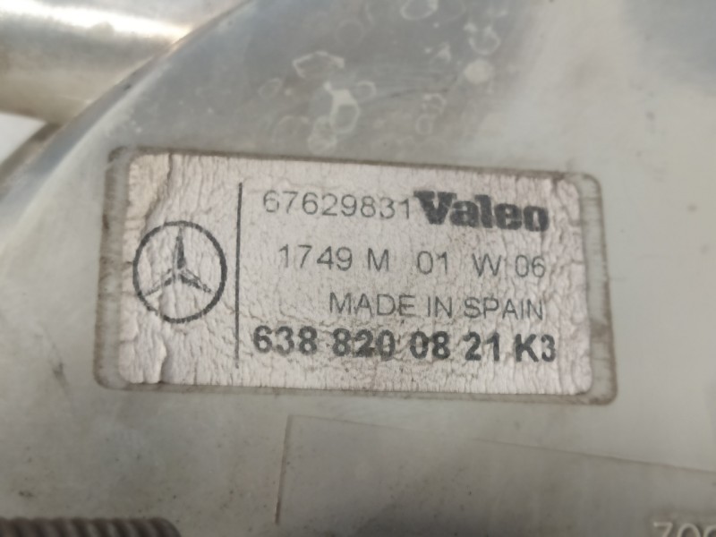 Recambio de piloto delantero izquierdo para mercedes-benz vito (w638) caja cerrada referencia OEM IAM 67629831  