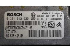 Recambio de centralita motor uce para peugeot partner (s2) 1.6 16v hdi cat referencia OEM IAM 0281012620 EDC16C34 9663944680 2