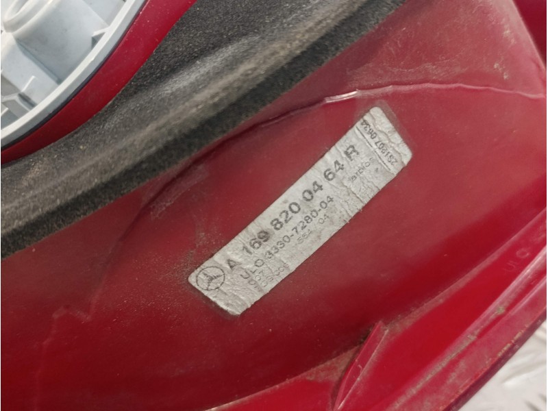 Recambio de piloto trasero derecho para mercedes-benz clase a (w169) 1.5 cat referencia OEM IAM A1698200464R  