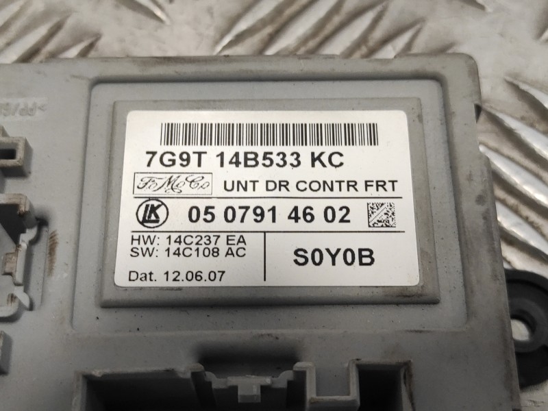 Recambio de modulo electronico para land rover freelander (lr2) 2.2 td4 cat referencia OEM IAM 7G9T14B533KC  0507914602