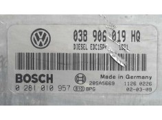 Recambio de centralita motor uce para seat ibiza (6l1) 1.9 tdi referencia OEM IAM 0281010957 EDC15P+ 038906019HQ