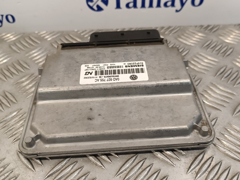 Recambio de centralita cambio automatico para volkswagen touareg (7la) 2.5 tdi referencia OEM IAM 0AD927755AC  5WP22080