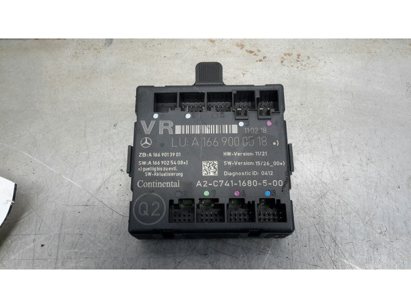 Recambio de modulo electronico para mercedes-benz clase a (w176) 1.6 cat referencia OEM IAM A2C7411680500 A1669013901 A166900051