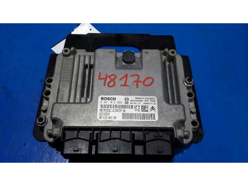 Recambio de centralita motor uce para citroën c4 berlina exclusive referencia OEM IAM 0281012985 EDC16C34 9661204380
