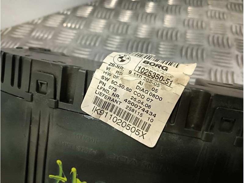 Recambio de cuadro instrumentos para bmw serie 3 berlina (e90) referencia OEM IAM IK911020505X 102535051 A2C53113047
