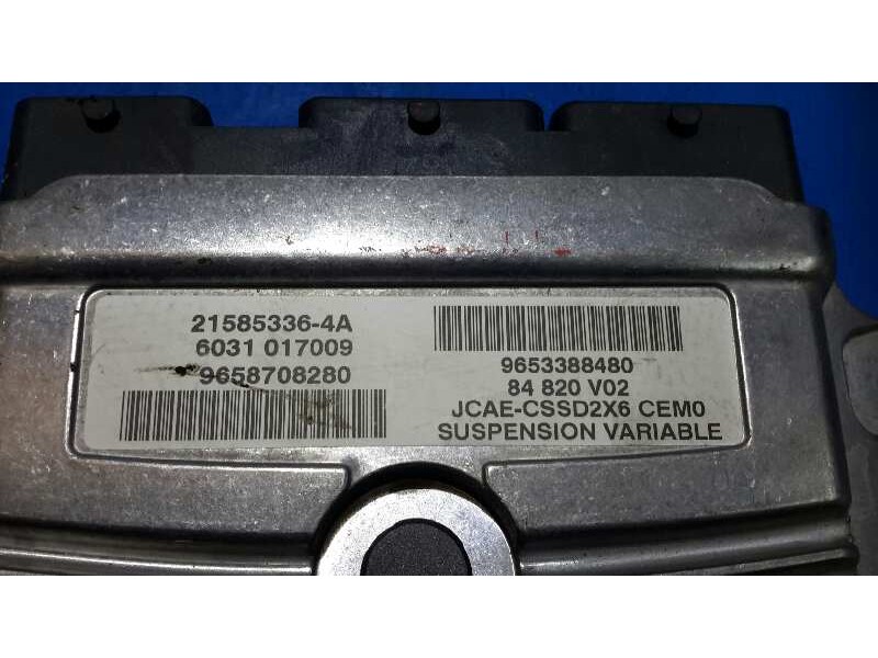 Recambio de centralita suspension para citroën c6 básico referencia OEM IAM 215853364A 9658708280 9653388480