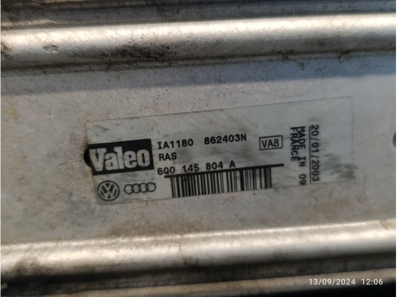 Recambio de intercooler para volkswagen polo (9n1) 1.4 tdi referencia OEM IAM 6Q0145804A  