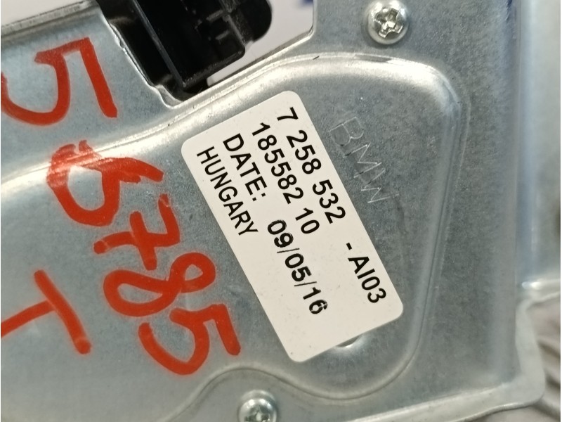 Recambio de motor limpia trasero para bmw serie 1 lim f21 ac referencia OEM IAM   18558210