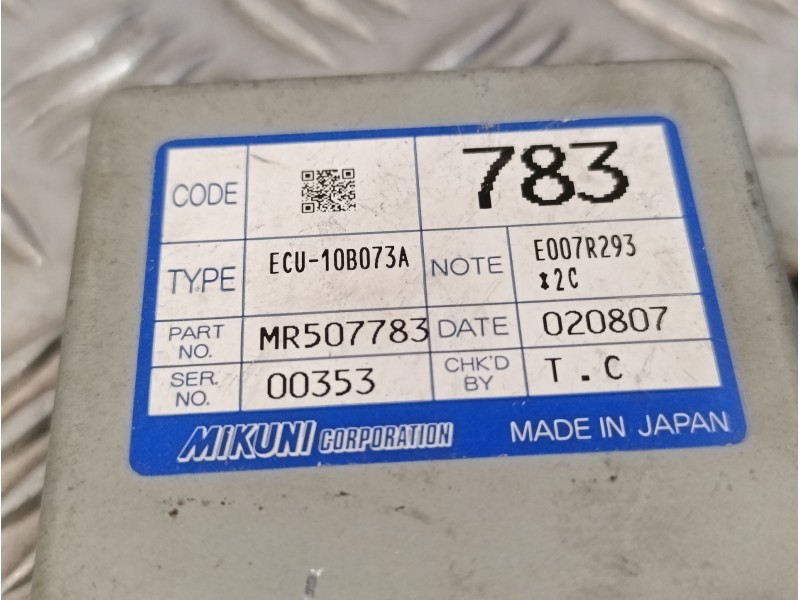 Recambio de modulo electronico para mitsubishi montero pinin (h60/h70) 2.0 gdi cat referencia OEM IAM MR507783  ECU10B073A