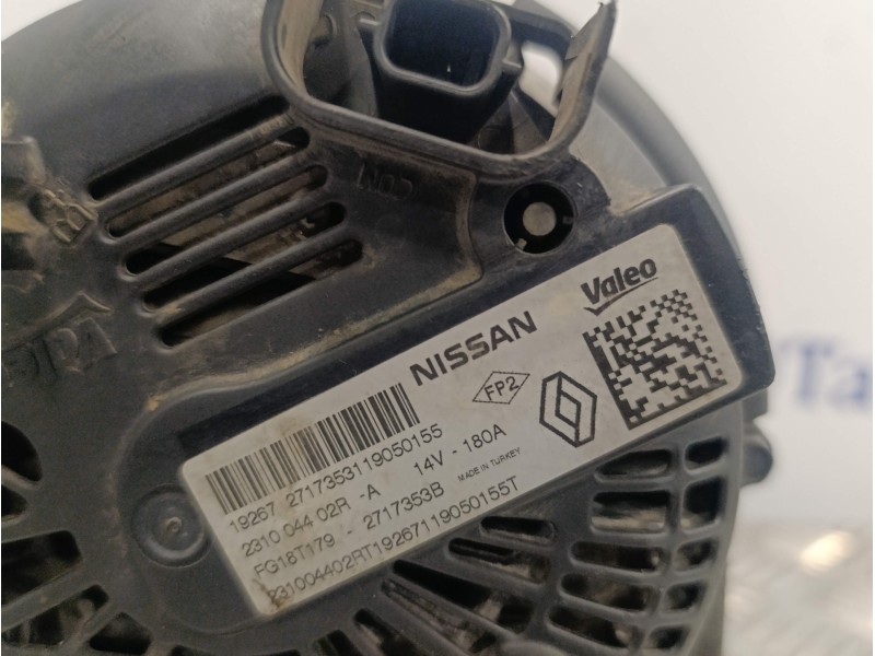 Recambio de alternador para dacia duster ii referencia OEM IAM 231004402RA FG18T179 2717353B