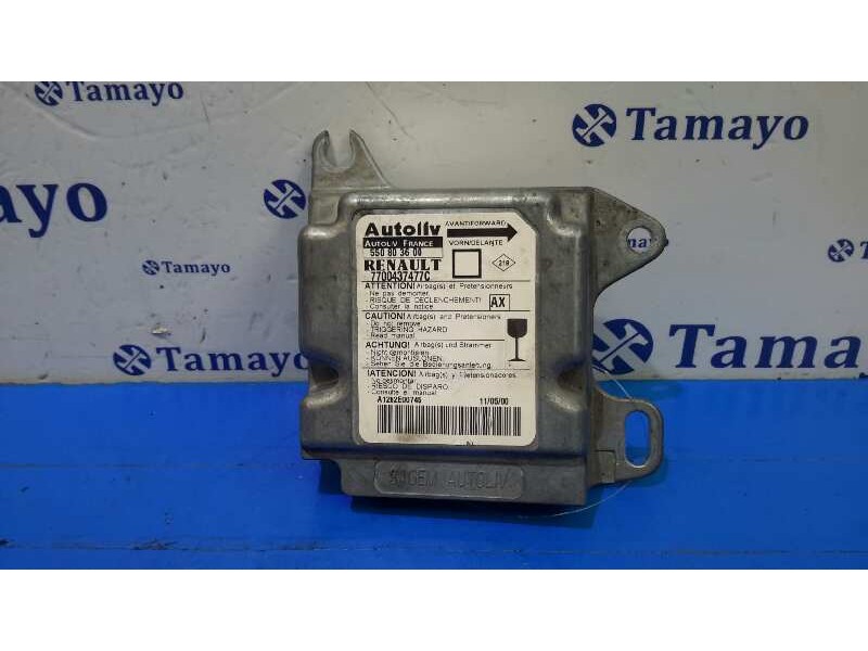 Recambio de centralita airbag para renault megane i coupe fase 2 (da..) 1.6 referencia OEM IAM 550803600  7700437477C