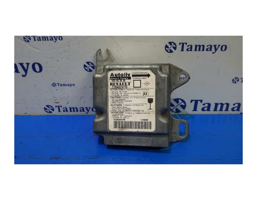 Recambio de centralita airbag para renault megane i coupe fase 2 (da..) 1.6 referencia OEM IAM 550803600  7700437477C
