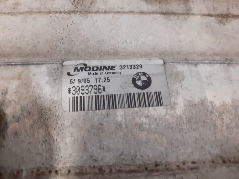 Recambio de intercooler para bmw serie 1 berlina (e81/e87) referencia OEM IAM 3213329  204DA