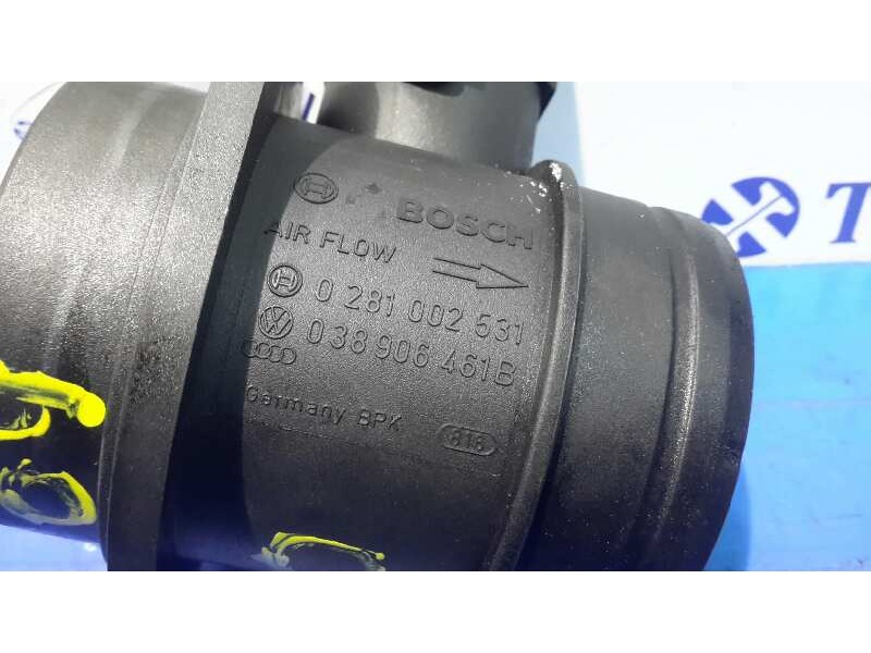 Recambio de caudalimetro para volkswagen polo (9n1) 1.9 tdi referencia OEM IAM 0281002531  038906461B