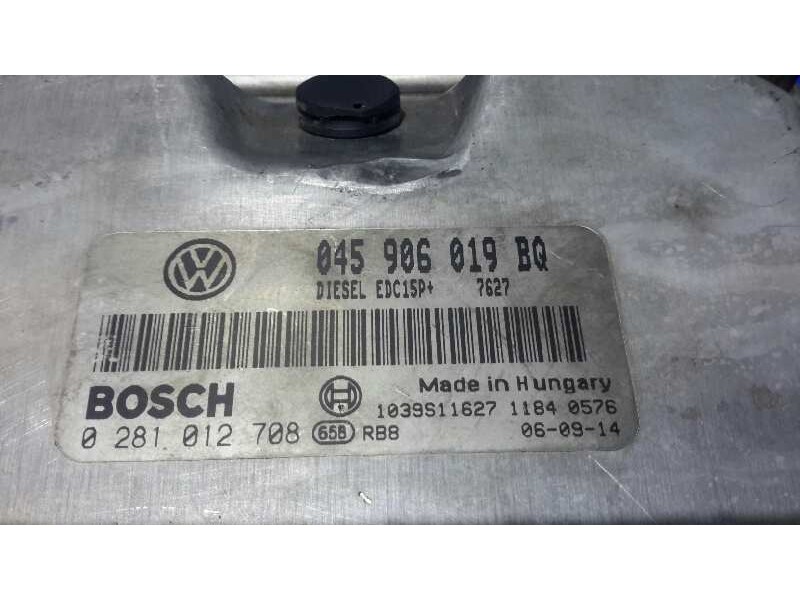 Recambio de centralita motor uce para seat ibiza (6l1) 1.4 tdi referencia OEM IAM 0281012708 EDC15P+ 045906019BQ