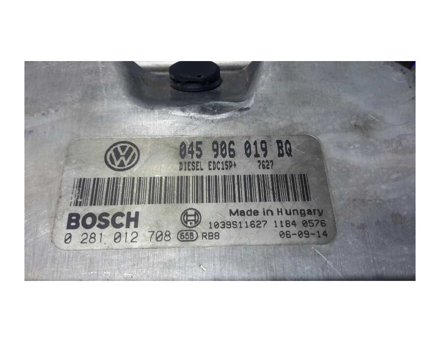 Recambio de centralita motor uce para seat ibiza (6l1) 1.4 tdi referencia OEM IAM 0281012708 EDC15P+ 045906019BQ