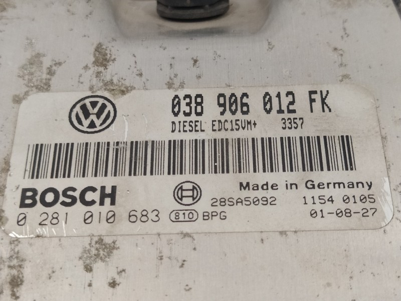 Recambio de centralita motor uce para seat leon (1m1) 1.9 tdi referencia OEM IAM 0281010683 EDC15VM+ 038906012FK