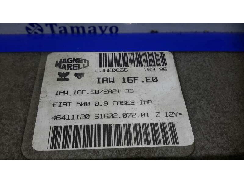 Recambio de centralita motor uce para fiat cinquecento (170) 0.9 referencia OEM IAM IAW16FE0 6160207201 46411120