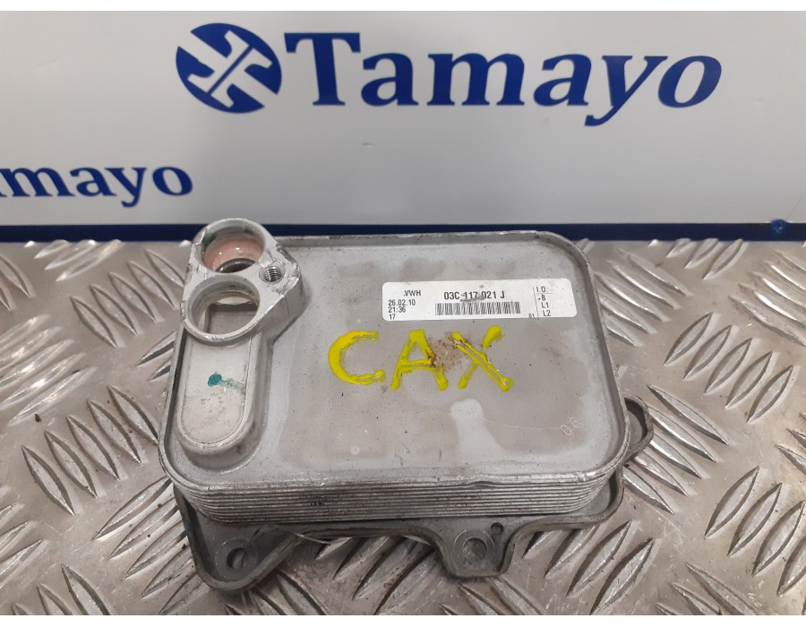 Recambio de enfriador aceite motor para seat leon (1p1) 1.4 16v tsi referencia OEM IAM 03C117021J  
