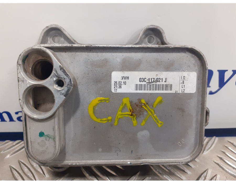 Recambio de enfriador aceite motor para seat leon (1p1) 1.4 16v tsi referencia OEM IAM 03C117021J  