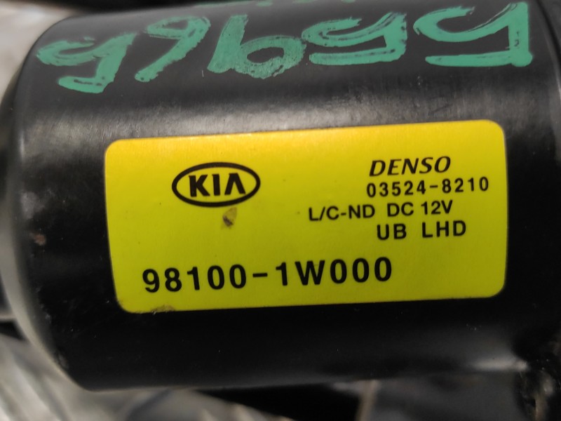 Recambio de motor limpia delantero para kia rio 1.2 cat referencia OEM IAM 981001W000  035248210
