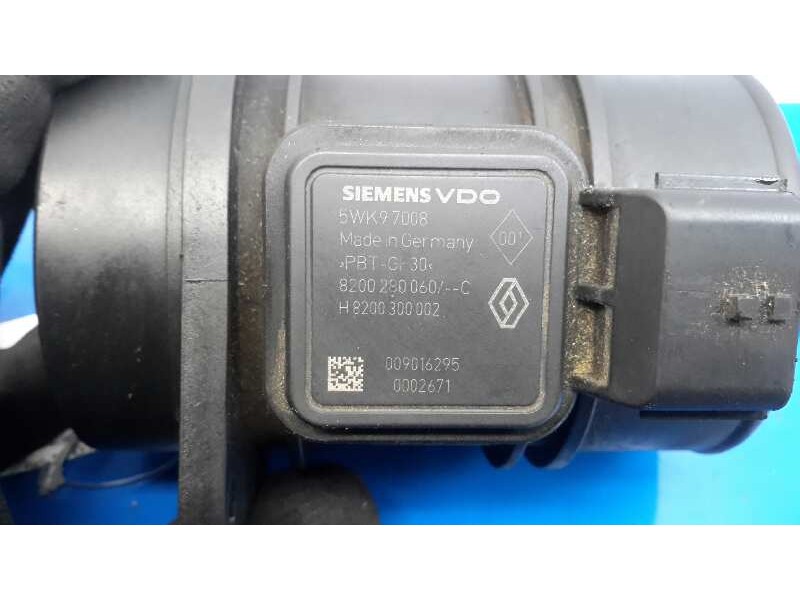Recambio de caudalimetro para renault kangoo (f/kc0) 1.5 dci diesel referencia OEM IAM 8200280060 5WK97008 H8200300002