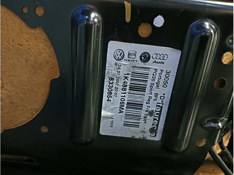 Recambio de asiento delantero izquierdo para seat leon (1p1) fr hatchback referencia OEM IAM   
