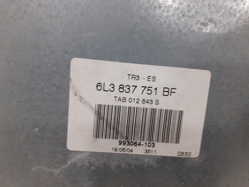 Recambio de elevalunas delantero izquierdo para seat ibiza (6l1) 1.4 16v referencia OEM IAM 6L3837751BF  