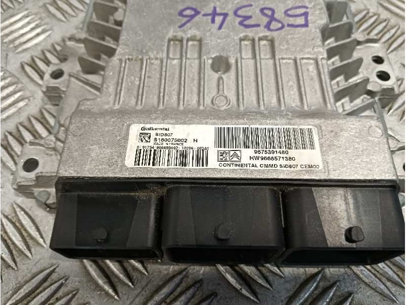 Recambio de centralita motor uce para peugeot partner kombi referencia OEM IAM S180075002H HW9666571380 9675391480