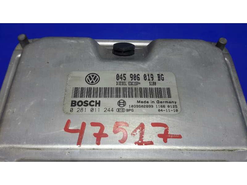 Recambio de centralita motor uce para seat ibiza (6l1) referencia OEM IAM 0281011244 EDC15P+ 045906019BG