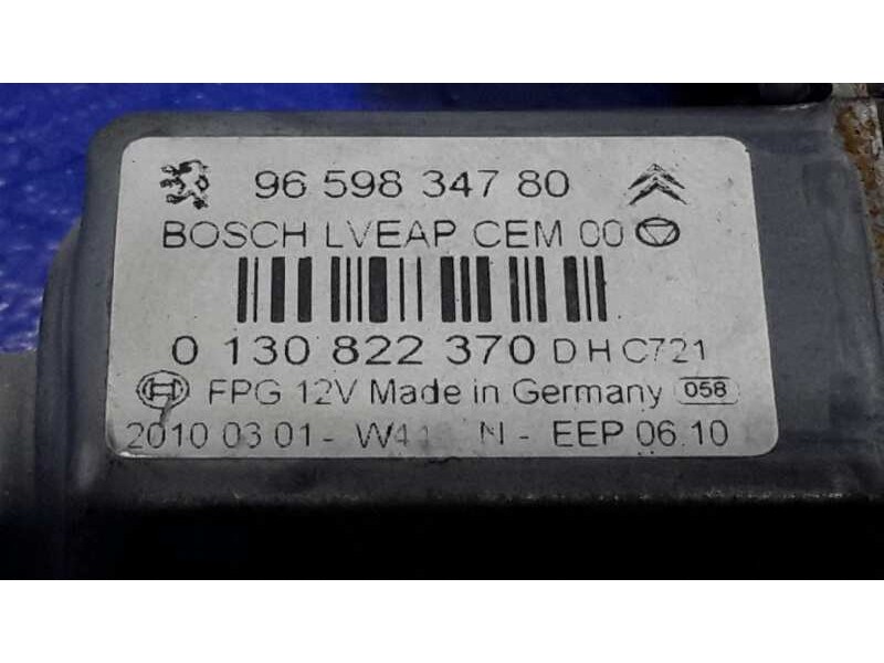 Recambio de elevalunas trasero derecho para peugeot 308 referencia OEM IAM 9659834780  0130822370