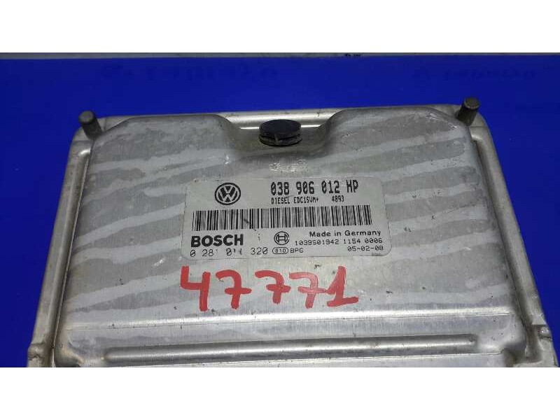 Recambio de centralita motor uce para seat ibiza (6l1) 1.9 sdi referencia OEM IAM 0281011320 EDC15VM+ 038906012HP