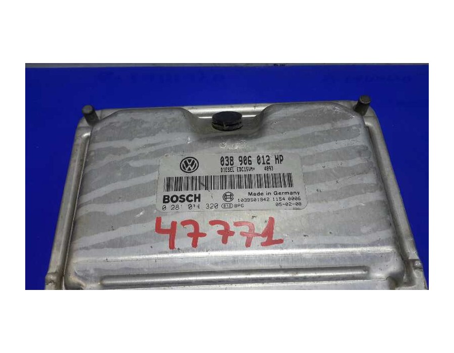 Recambio de centralita motor uce para seat ibiza (6l1) 1.9 sdi referencia OEM IAM 0281011320 EDC15VM+ 038906012HP