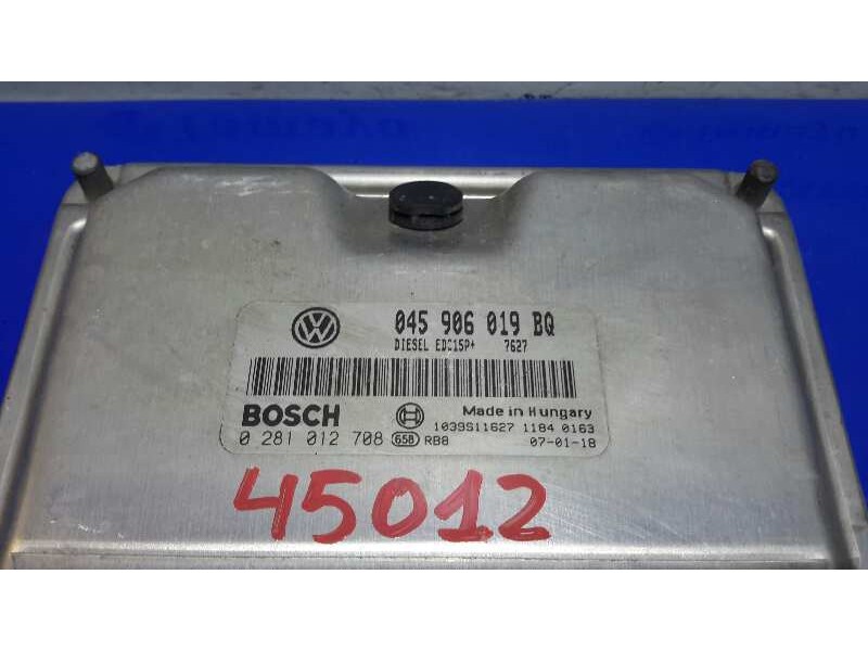 Recambio de centralita motor uce para seat ibiza (6l1) 1.4 tdi referencia OEM IAM 0281012708 EDC15P+ 045906019BQ